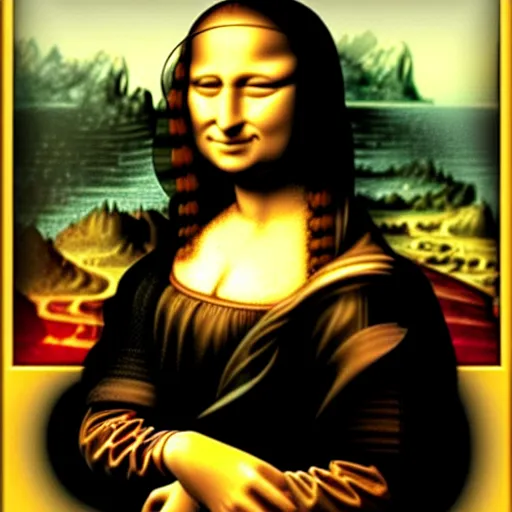 Prompt: mona lisa in 3 d, real life, photorealistic