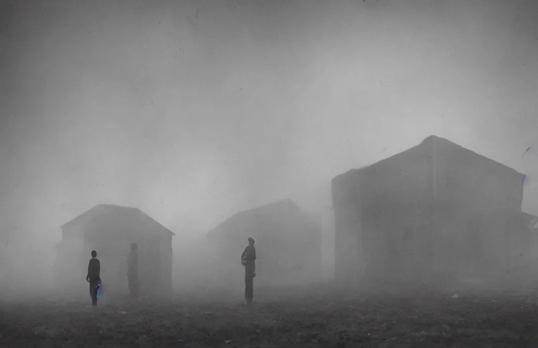 Image similar to concentration camps intimate setting intact flawless ambrotype from 4 k criterion collection remastered cinematography gory horror film, ominous lighting, evil theme wow photo realistic postprocessing death roll by filip hodas