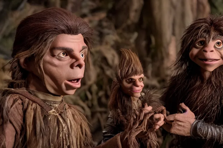 Image similar to jake t. austin plays a gelfling in the dark crystal : age of resistance, highly detailed, cinematic lighting, red weapon 8 k s 3 5, cooke anamorphic / i lenses