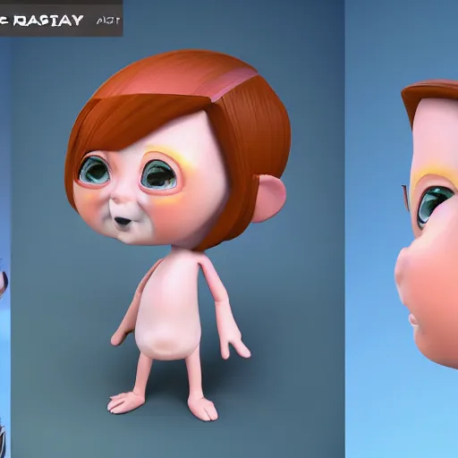 Prompt: surreal mini cute style, highly detailed, rendered, ray - tracing, cgi animated, 3 d demo reel avatar, soft shade, soft lighting