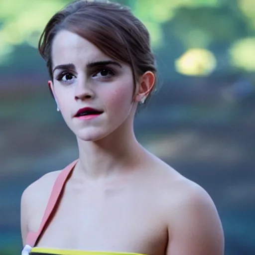 Image similar to photo of emma watson as pikachu