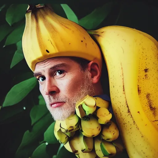 Prompt: all hail king banana