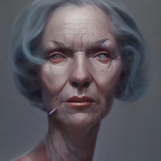 Image similar to dementia , digital art by Mandy Jurgens and Irina French and Heraldo Ortega , hyperdetailed, artstation, cgsociety