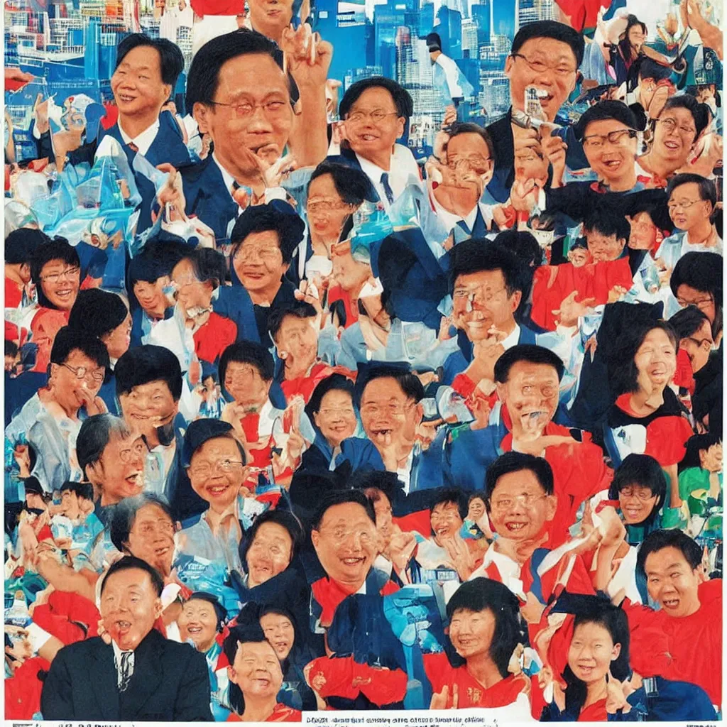 Image similar to a 1 9 9 0 s singaporean government camapign poster