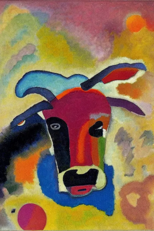 Prompt: kandinsky bull