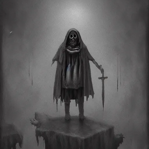 Image similar to an occultist in the style of John Kenn Mortensen, realistic painting, high definition, digital art, matte painting, very detailed, realistic