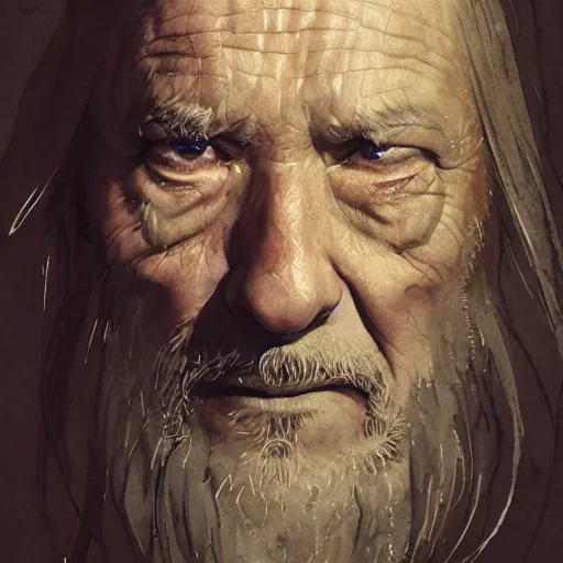Image similar to portrait, elderly male druid, watercolor, dramatic lighting, cinematic, establishing shot, extremely high detail, foto realistic, cinematic lighting, pen and ink, intricate line drawings, by Yoshitaka Amano, Ruan Jia, Kentaro Miura, Artgerm, post processed, concept art, artstation, matte painting, style by eddie mendoza, raphael lacoste, alex ross