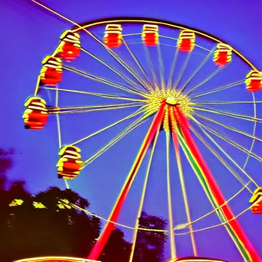 Prompt: !!!! cat!!!!, ( ferris wheel ), feline, award winning photo