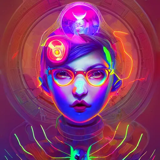 Image similar to skill magic geek inside matrix deepdream radiating a glowing aura stuff loot legends stylized digital illustration video game icon artstation lois van baarle, ilya kuvshinov, rossdraws,