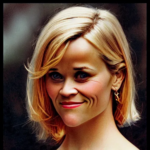 Image similar to “ reese witherspoon retro minimalist portrait by jean giraud, moebius starwatcher comic, sharp, smooth face, 8 k ”