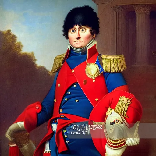 Image similar to Napoleon Bonaparte in 2020, politician, press photography, photorealistic