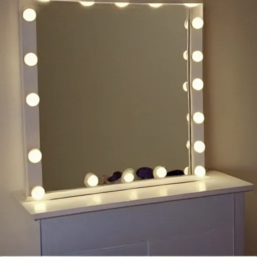 Image similar to mirror feet lights
