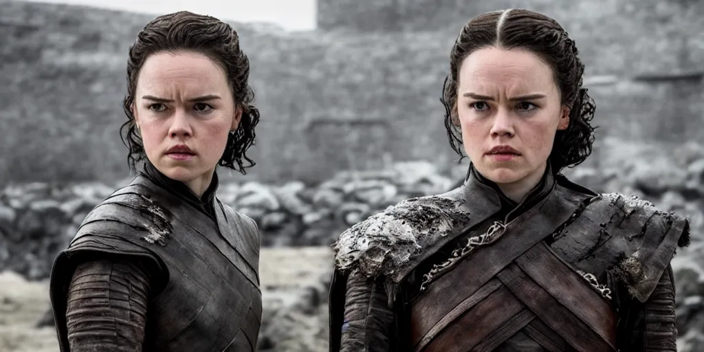 Image similar to Daisy Ridley in a scene from Game of Thrones