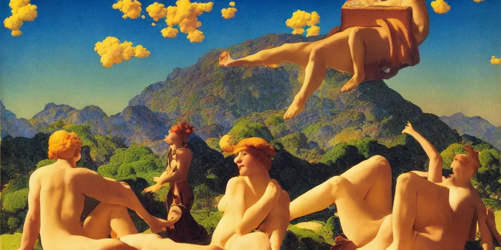 Prompt: !dream ad by Maxfield Parrish