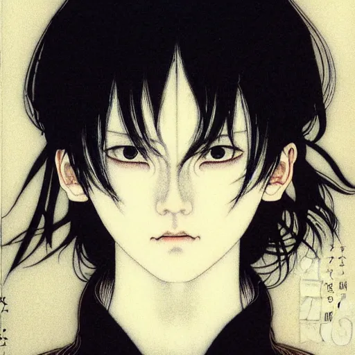 Image similar to prompt : portrait of muse soft light painted by takato yamamoto, inspired by ghost in shell anime, smooth face feature, intricate oil painting, high detail, sharp high detail, manga and anime