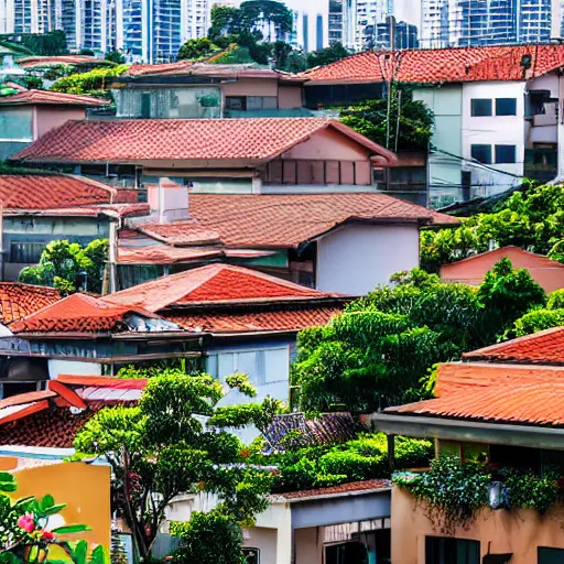 Image similar to a peaceful quiet neighborhood in sao paulo