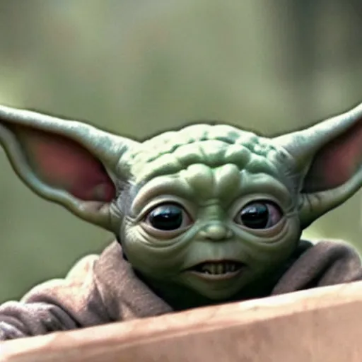 Prompt: baby Yoda In the walking dead 4k detailed super realistic