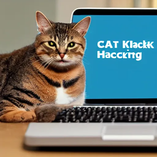 Image similar to cat hacking on a keyboard