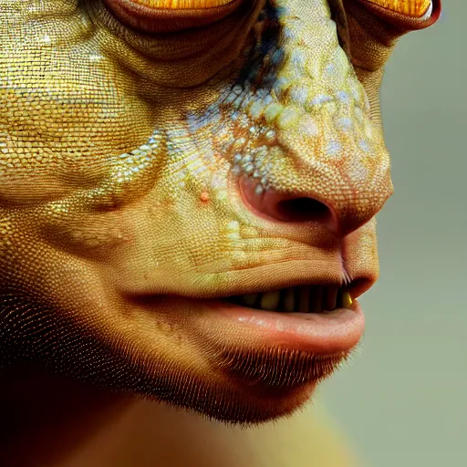 Image similar to intricate beautiful hyperreal portrait of lizard lizard lizard lizard lizard lizard jesus, close up shot, 8 k, art by irakli nadar, hyperrealism, hyperdetailed, ultra realistic