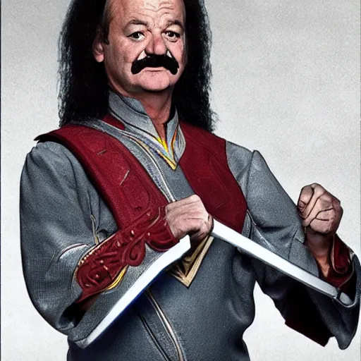 Image similar to bill murray as a klingon