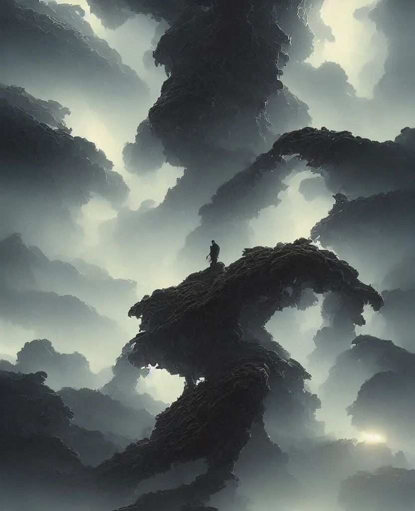 Image similar to realistic photography of planet earth from space, the planet is devoured by a black fungus, deep focus, intricate, elegant, highly detailed, foggy, misterious, digital painting, artstation, concept art, matte, sharp focus, art by artgerm and greg rutkowski and alphonse mucha