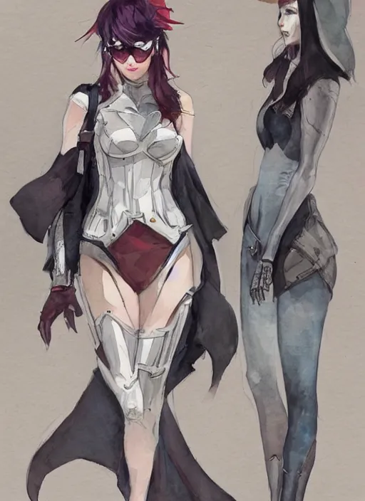 Image similar to concept art of comiket cosplay, pinterest, artstation trending, behance, watercolor, by coby whitmore, silver, laser light,