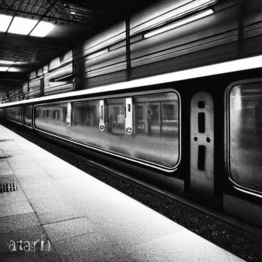 Image similar to a beautiful train in a station, minimalist style, elegant, dramatic contrast, minimal art by ariel sun, black and white ink, trending on artstation hq