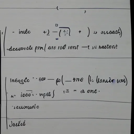 Image similar to hand written solution, using integration by parts