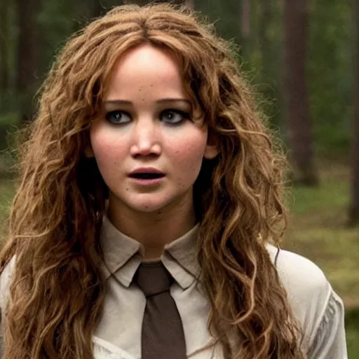 Image similar to jennifer lawrence as hermione granger