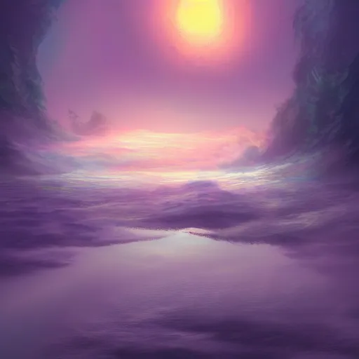 Image similar to a pleasant dream, digital art, 4 k, soothing