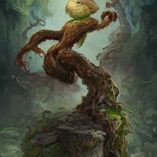 Image similar to cute little anthropomorphic tree!!!!, bark!!! skin, tiny, small, short, cute and adorable, pretty, beautiful, dnd character art portrait, matte fantasy painting, deviantart artstation, by jason felix by steve argyle by tyler jacobson by peter mohrbacher, cinema