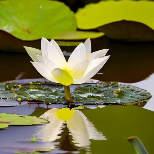 Image similar to macro of beautiful nymph sitting in a lotus flower