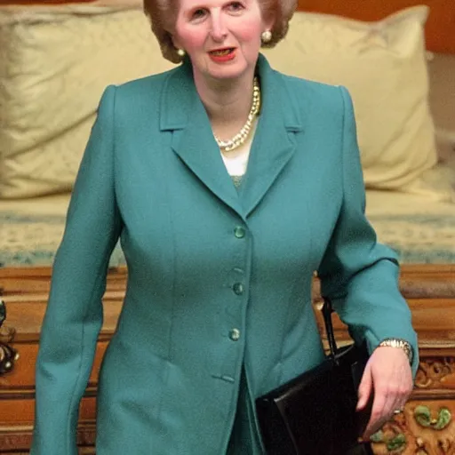 Image similar to margaret thatcher on a rainy day