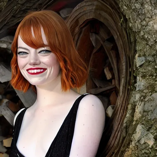 Image similar to emma stone as a hobbit