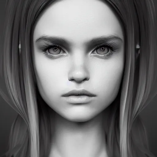 Image similar to beautiful girl character concept style, by Mateusz Urbanowicz, beautiful girl, 8k character concept art, by WLOP, cinematic lighting, trending on artstation, symmetrical portrait symmetrical, highly detailed CGsociety, hyper