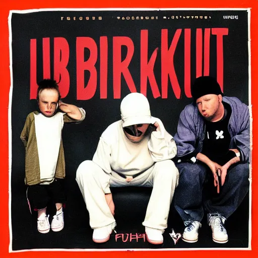 Prompt: limp bizkit album cover