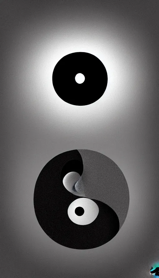 Image similar to Abstract representation of ying Yang concept, by Steve Argyle