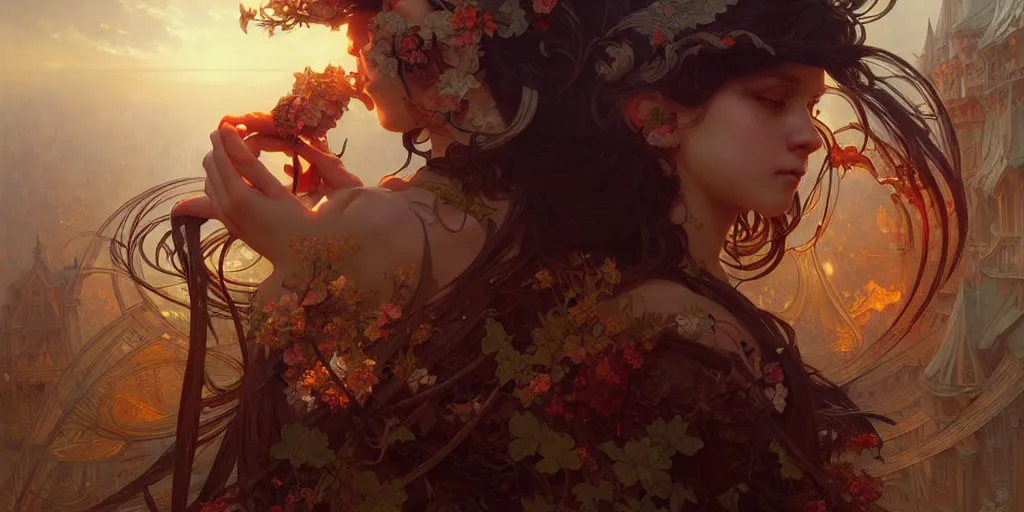 Image similar to a beautiful illustration of hell, intricate, sharp focus, illustration, highly detailed, digital painting, concept art, matte, art by wlop and artgerm and greg rutkowski and alphonse mucha, masterpiece