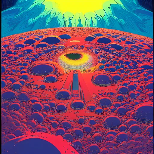 Image similar to ultrawide angle colour masterpiece dream by kilian eng and jean giraud, incredible sense of depth and perspective and clarity, weird abstract avant garde epic, 8 k