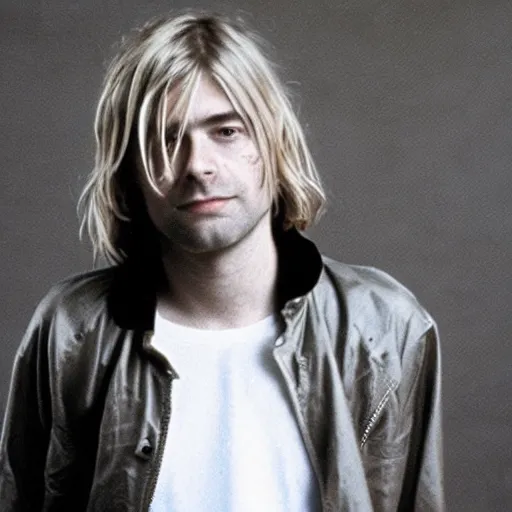 Image similar to kurt cobain in the 8 0 s