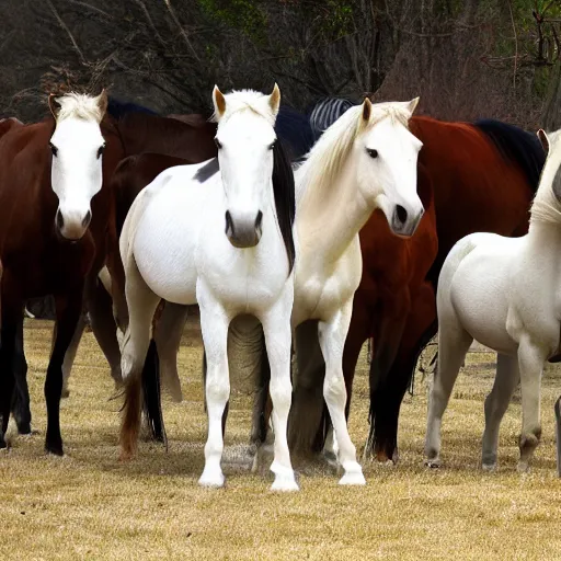 Image similar to a herd of horses nature photo