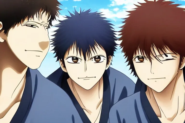 Image similar to Two anime handsome boys,Gintama