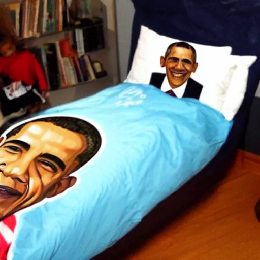 Image similar to is that Obama underneath my bed???