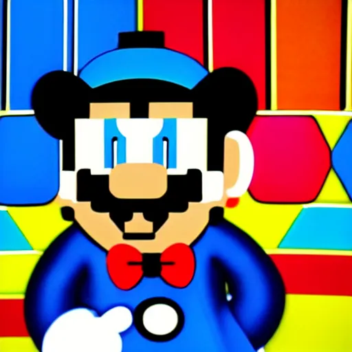 Prompt: Photographic portrait of Dr Mario