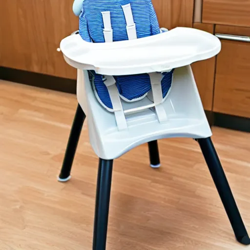 Prompt: kawaii high chair design