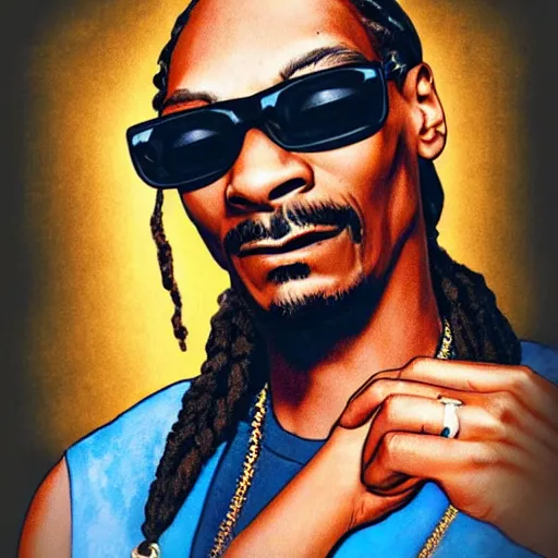 Prompt: snoop dogg in the style of chrono trigger