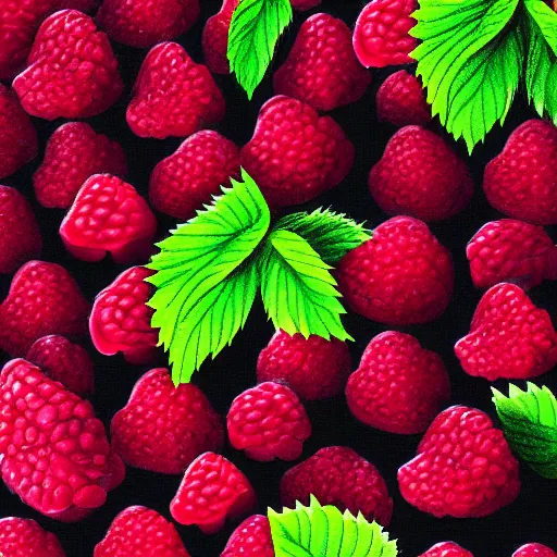 Image similar to a raspberry, digital art in the style of ianvive kulderr