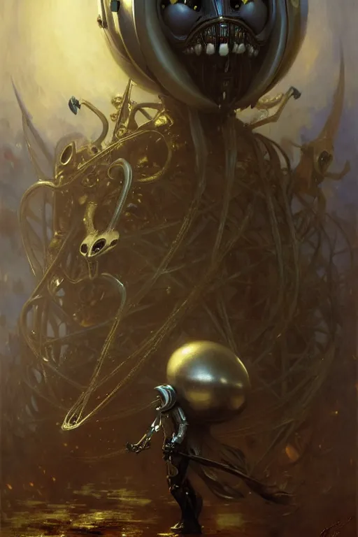 Image similar to dr eggman by gaston bussiere bayard wu, greg rutkowski, giger, maxim verehin