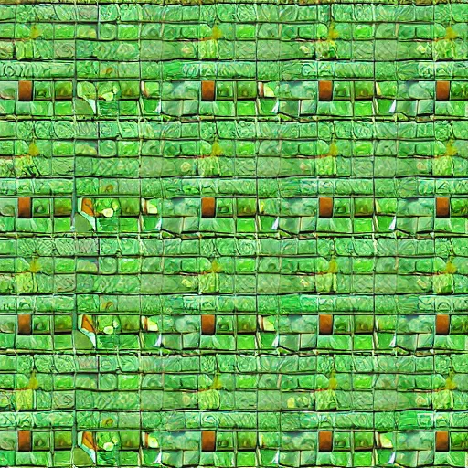 Image similar to hand painted green nature dungeon tiles texture with perfect details, symmetry, digital art