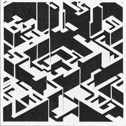 Image similar to crystal labyrinth beyond possibility of imagining, inhabited on many levels by Maurits Cornelis Escher, shining light, clear geometry, architecture, Award winning. Masterpiece, detailed illustration